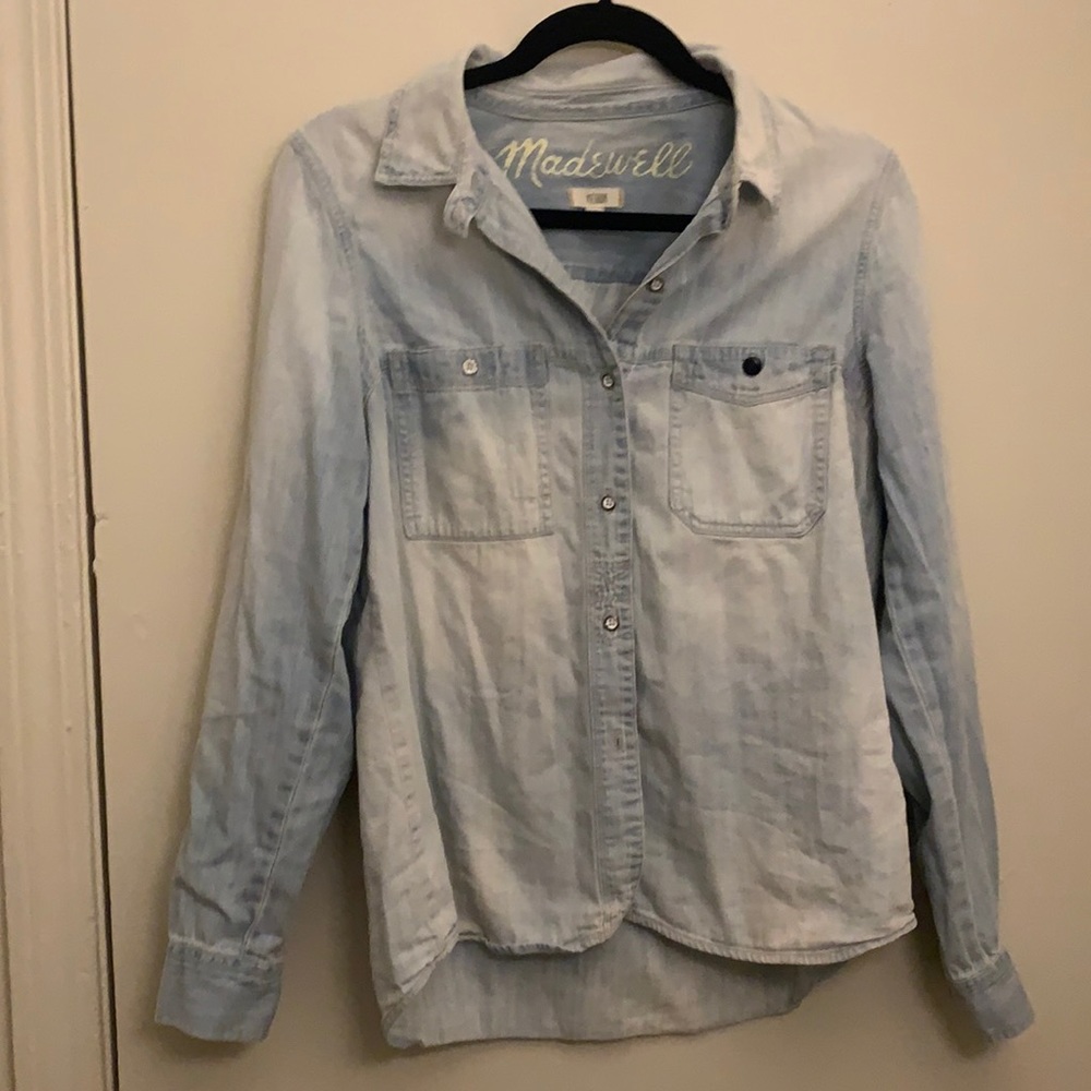 Madewell Chambray Top